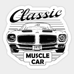 Firebird Classic American Muscle Car 70s Sticker